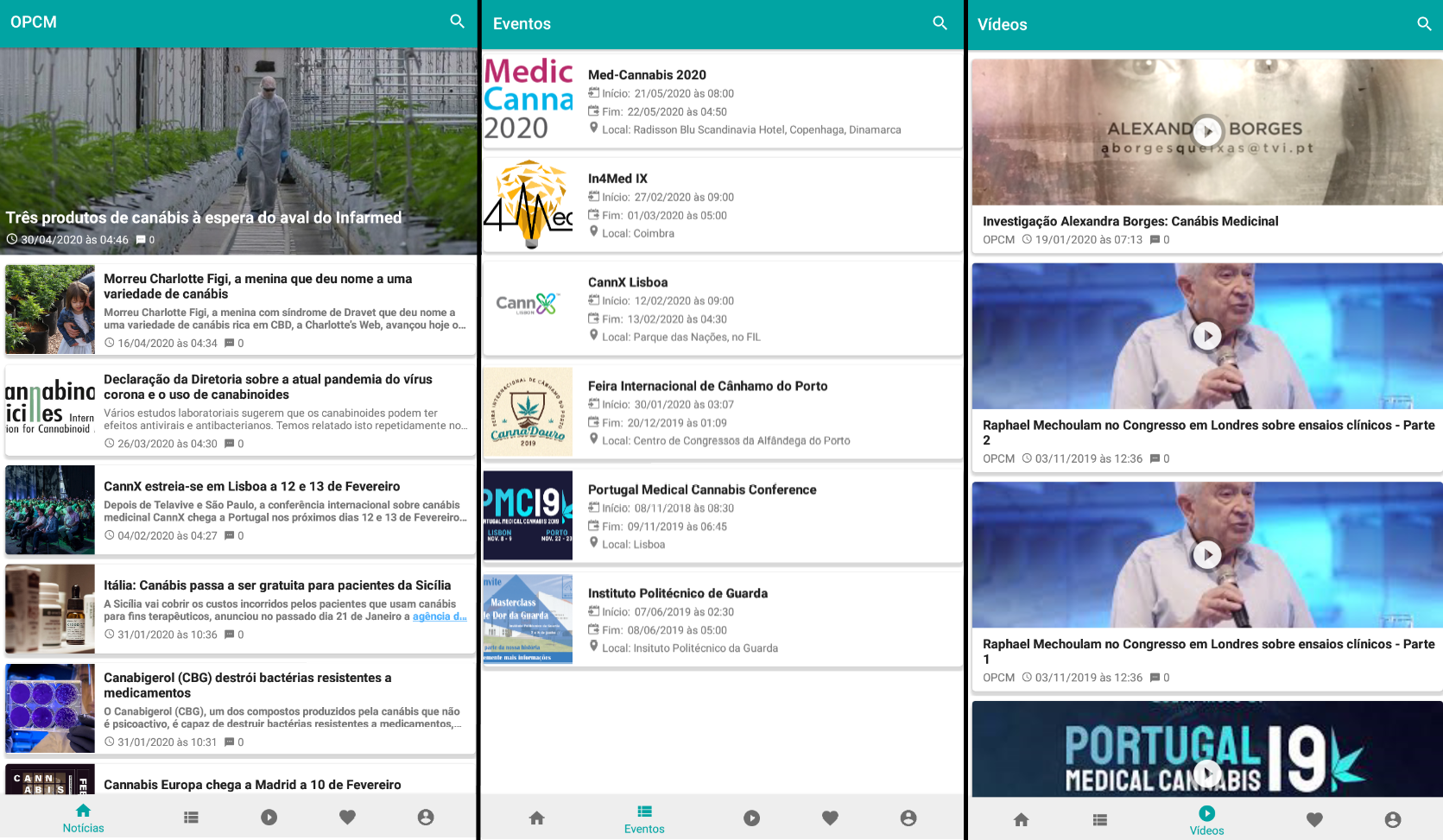 Android Application to Manage News, Videos and Events